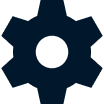 gear-sharp-solid 1 gear icon